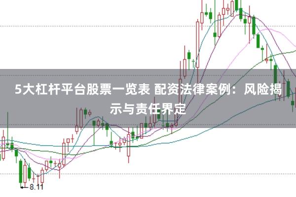 5大杠杆平台股票一览表 配资法律案例：风险揭示与责任界定